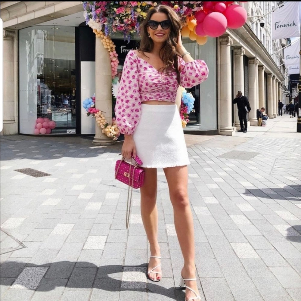 Zara 2 pieces set skirt + crop top - Picture 6 of 14